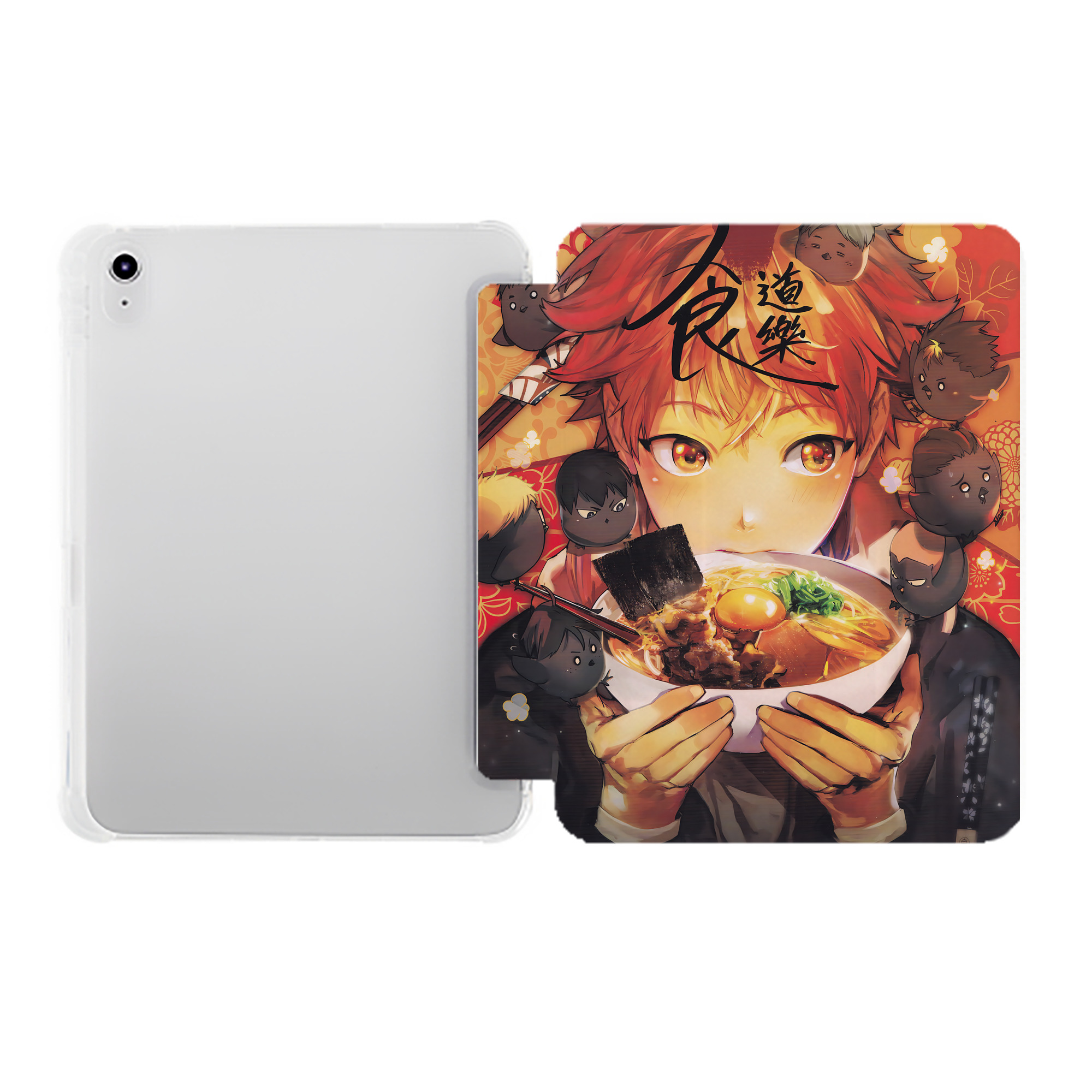 （画像用） ハイキュー!! Haikyu!! IPad ケース ペン収納付き 三つ折りスタンド PUレザー×シリコン 対応機種9.5/10.5/10.9インチ